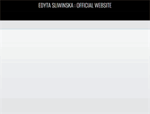 Tablet Screenshot of edytasliwinska.com